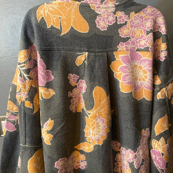 NWT-FREE PEOPLE Floral Print Button Down Jacket/Shirt Multiple S,M - Picture 12 of 16